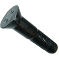 Grade 8 Plain Finish #7 Bucket Tooth Flat Head Plow Bolt